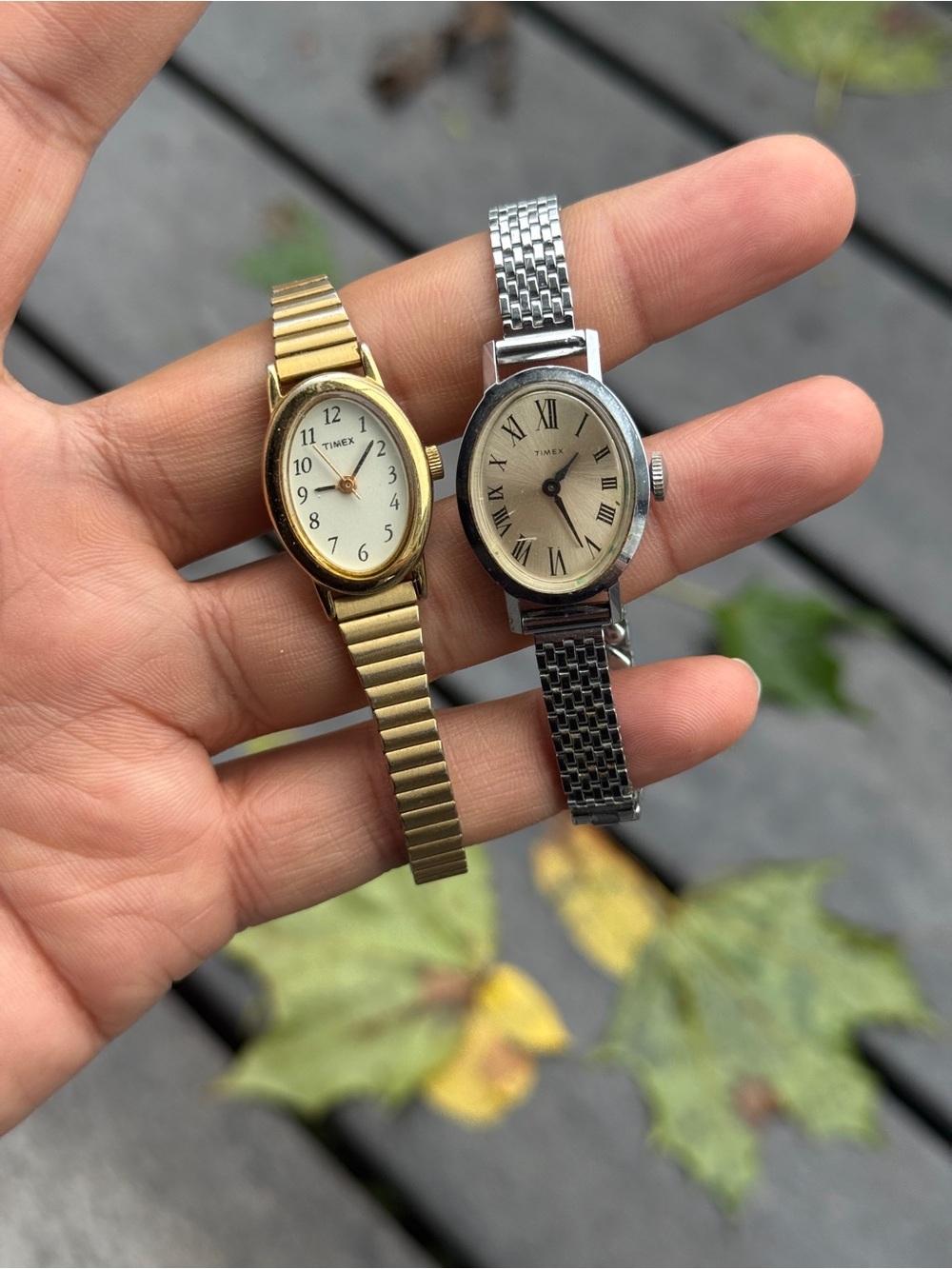 Timex Women’s Gold and Silver Bracelet Watches two Watch